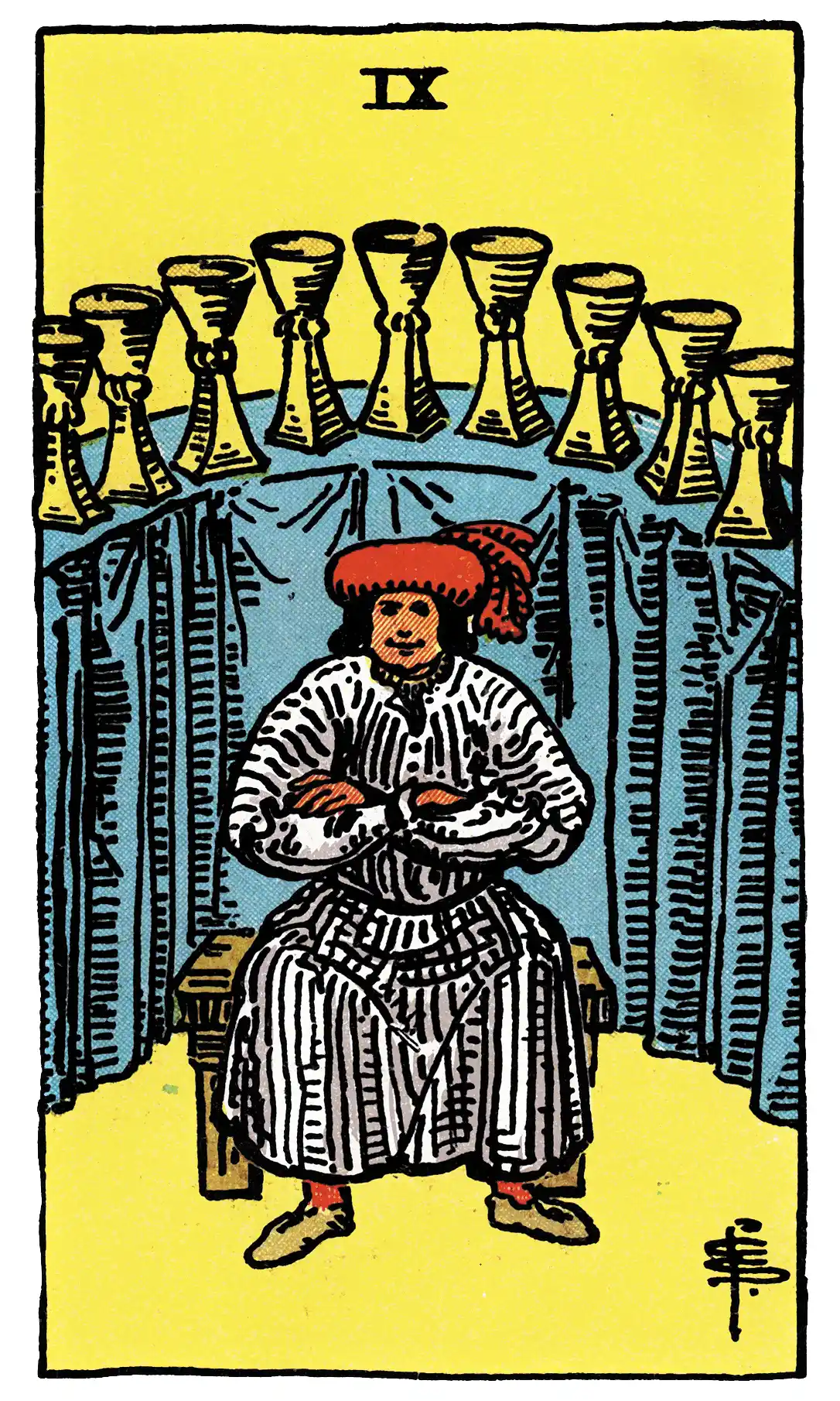nine of cups