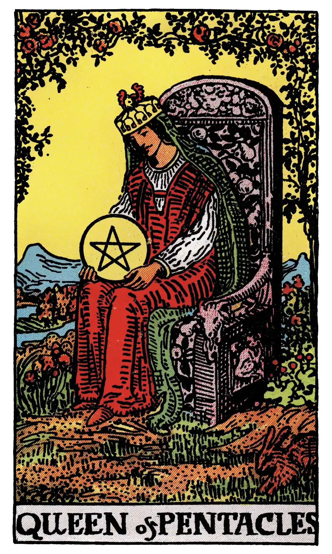 queen of pentacles
